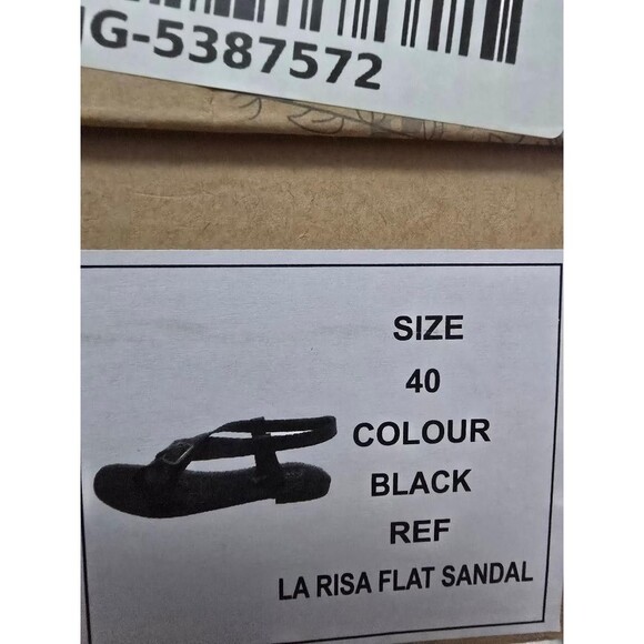 Free People Women's La Risa Black Strappy Sandals Size 10 M/ 40 Leather NIB $128 - Picture 12 of 13